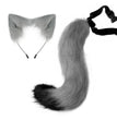 Halloween Party Faux Fox Tail Hairband Plush