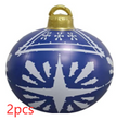 Christmas Ornament Ball Outdoor Pvc 60CM Inflatable Decorated Ball PVC Giant Big Large Balls Xmas Tree Decorations Toy Ball