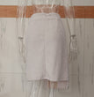 Single-breasted Wool Ring Asymmetric Half-body