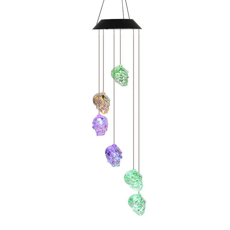 Halloween Decoration Led Solar Wind Chime Lamp