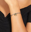 S925 Sterling Silver Gold-plated Magic Hat Pumpkin Beads Simple Hollowed Out Halloween Bracelet Diy Accessories