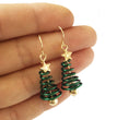 Christmas Earrings Tree Star DIY Earrings