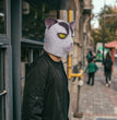 Halloween Latex Animal Headgear Performance Props