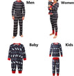Christmas parent-child long sleeve suit