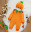 Halloween Baby One-piece Hat Long-sleeved Romper Three-piece Set