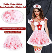 Halloween Cosplay Blood Skirt Tulle Skirt