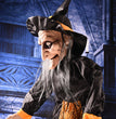 Halloween Induction Witch Hanging Ghost Voice Control Touch Toy