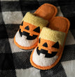 Candy Corn Jack O Lantern Slippers Halloween Corn Jack-o'-lantern Slippers