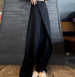 Plus Size Stitching Straight-leg Trousers Women's Autumn Suit Pants
