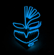White Clown Scary Funny Halloween Luminous Mask