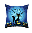 Halloween new pumpkin black cat pillowcase