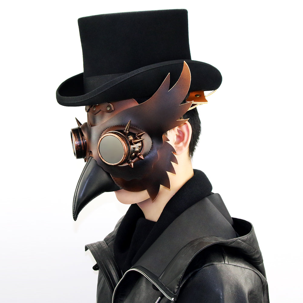Domineering plague long beak doctor mask halloween