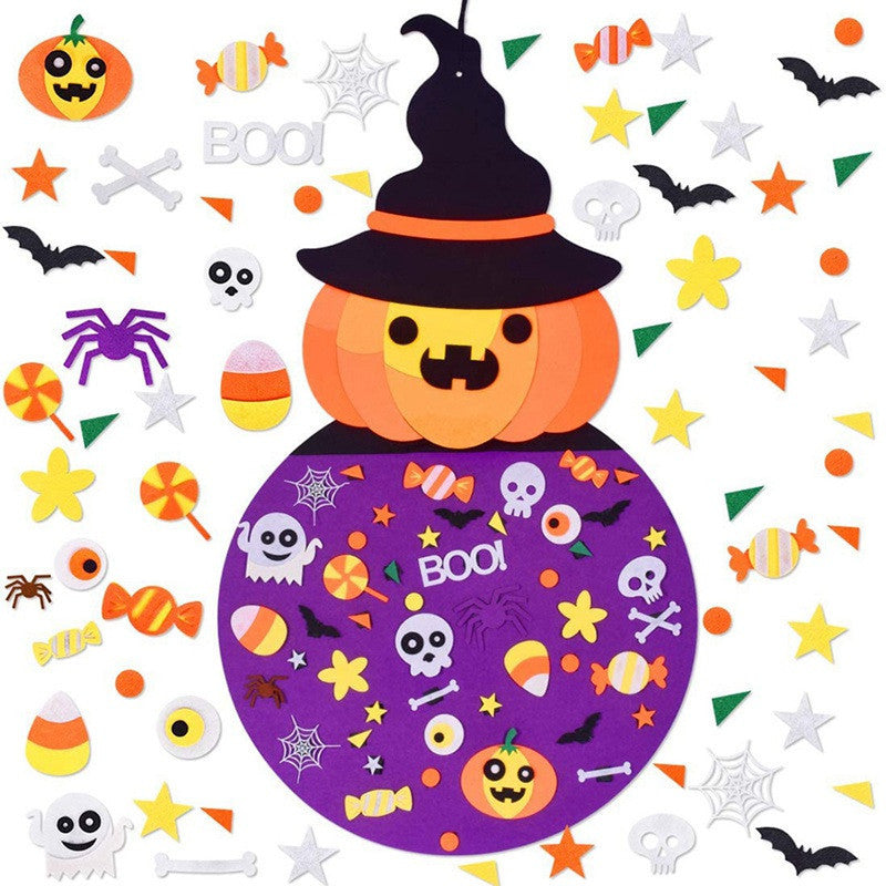 Felt Halloween Pumpkin Pendant Easter Supplies