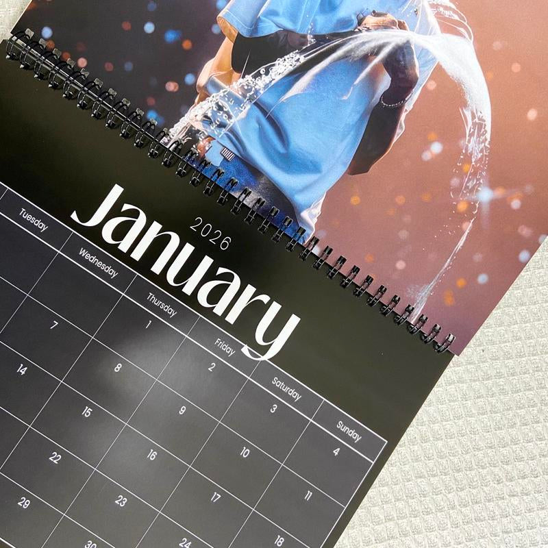 Chris B 2026 Calendar - Merch for Fan, Celebrity Merch, Christmas Gift | Home Decor, Office Decor - Fan Gift, Unique Holiday Gift