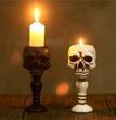 Three-dimensional Skull Column Candlestick Home Decoration
