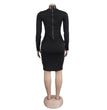 Lady Sexy Slim Fit Rhinestone Stretch Tight Dress