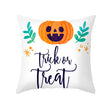 Home Cartoon Halloween Velvet Pumpkin Head Pillowcase