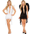 Ladies Halloween Sexy Dark Angel Costume