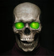 New Halloween Scary Skull With Movable Mouth And Glow