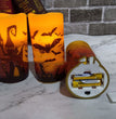 Cross-border Hot Sale Halloween Wave Muzzle Three-pack Candle