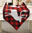 Christmas decorations knitting cloth table flag