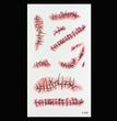 Halloween New Scar Tattoo Stickers Wound