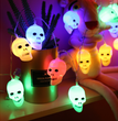 Halloween Decorations Light String Led Skeleton Lamp String Battery-powered Skull Bulb String Lights Patty Decor Light