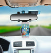 Universal Car Rear View Mirror Mount Stand GPS Cell Phone Holder 360 Rotation