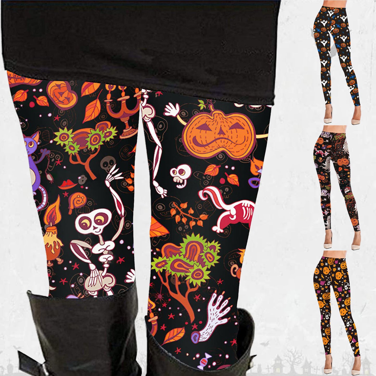 European Beauty Pants Halloween Women's Casual Sports Tight