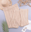 Hollow Hand Crochet Loose Wide Trousers Beach Vacation Style