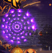 LED Spider Web Lights Halloween Decoration