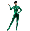 Front Zipper Headless Turtleneck Stage Costumes