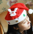 Christmas Decorations Non-woven Cartoon Applique Luminous Hat