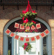 Merry Christmas Sackcloth Flag Christmas Banner Christmas Banner Decoration