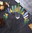 Natural Crystal Halloween Crown Hair Clasp