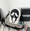 Halloween Funny Ghost Skull Crossbody Shoulder Bag