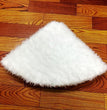 Pure white plush Christmas tree skirt Christmas plush tree skirt 78cm 90cm 122cm Christmas tree decoration tree