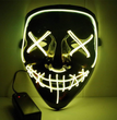 Black V Halloween Horror Glowing Mask