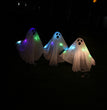 Halloween Skull Ghost Ornament Horror Outdoor Glowing Ghost Stake For Home Bar Haunted House Decoration
