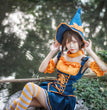 Cosplay Costume Halloween Charming Witch 7piece Spot Set