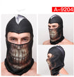 Riding Skating Dust Hood Halloween Skull Mask