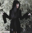 Dark Punk Halloween Velvet Cloak