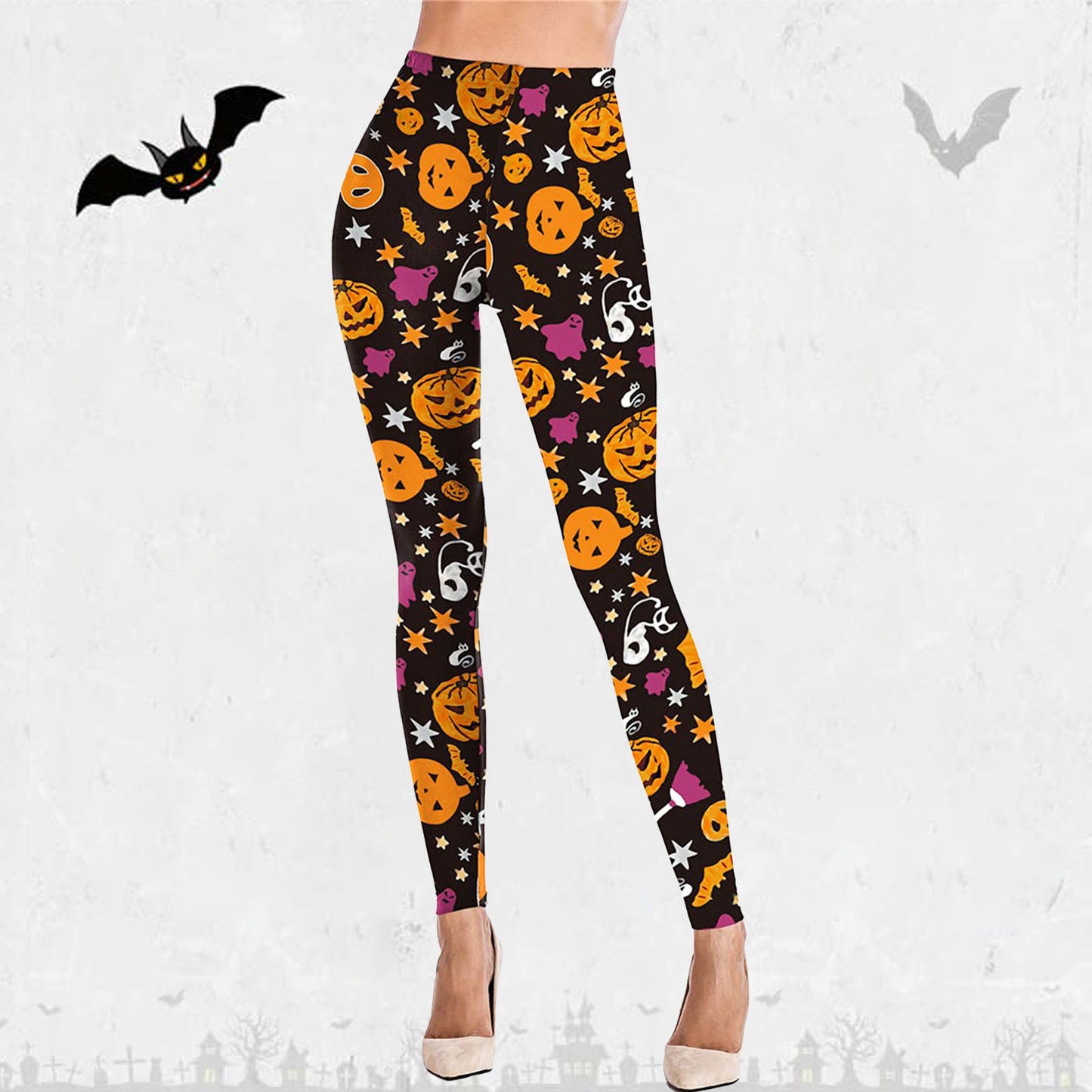 European Beauty Pants Halloween Women's Casual Sports Tight
