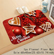 Christmas carpet flannel mat