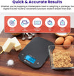 Food Kitchen Scale, Digital Mechanical Weighing Scale, Grams and Oz for Weight Loss,Cooking, and Baking, Black