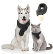 Pet christmas wool scarf
