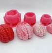 Brain Flower Chocolate Halloween Skull Cake Mold