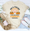 Pumpkin Love Rainbow Halloween Short Sleeve T-Shirt