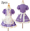 Black and white maid anime costume