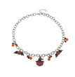 Lips Pumpkin Halloween Necklace